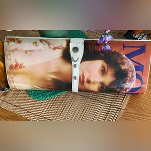 1970s Vintage Magazine Plastic Clutch Purse Modoni Spilla Numero 4  Fashion